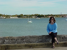 DSC00292 Karen at Saint Augustine Fort