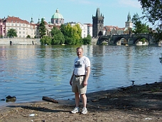 DSC00059 Tom at Vltava River