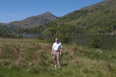 CRW_2376 Tom At Lake With Mountain In Background