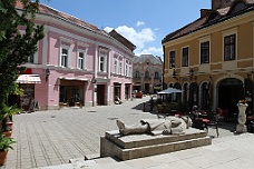 IMG_2233 Statue And Szekesfehervar Streets