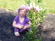 P1000538 Emily WIth Her Flowers