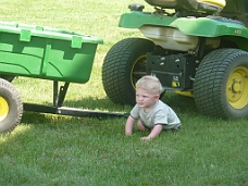 P1010222 Inspecting The Lawn Equipment