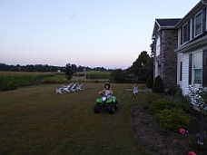 P1000372 Thomas Runs After Emily On 4 Wheeler