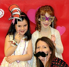 EmilyLilahMrsWeedFeb10 Lilah, Emily And Mrs. Weed (Their First Grade Teacher)