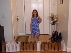 P1000855 Last Day Of School (Emily With Her Gift Bags)