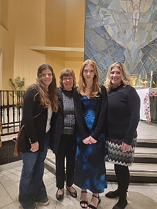 20231201_203655 Emily's Confirmation With Aunt Jenn, Grandma, Mom, December 1, 2023